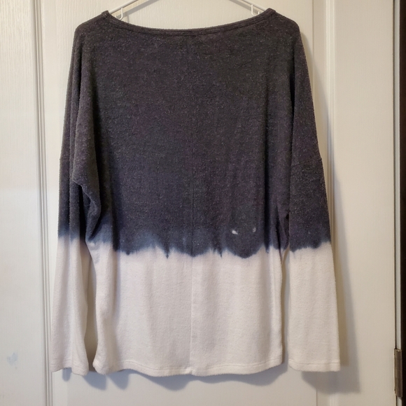 Go Couture Sweater- Grey/White (Size S) - Picture 10 of 14